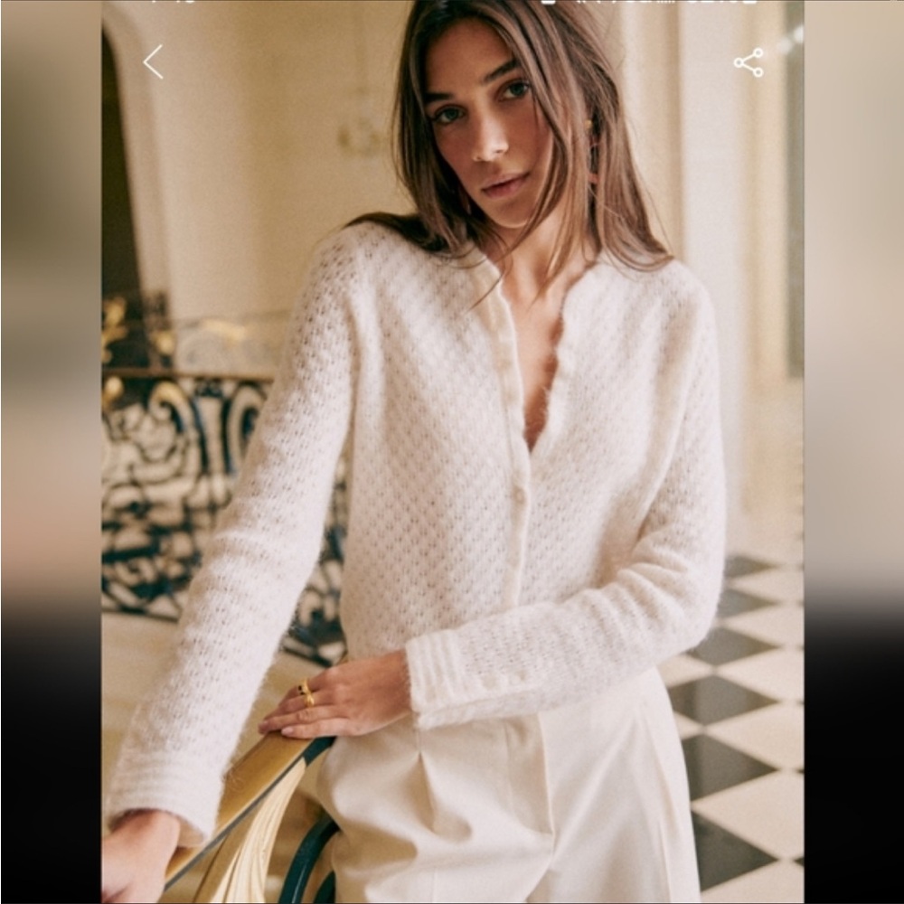 Sezane Sophia knit cardigan